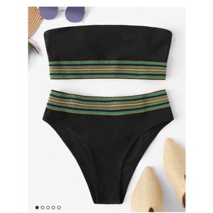 Shein Bandwau-high waisted Bikini. Never worn.